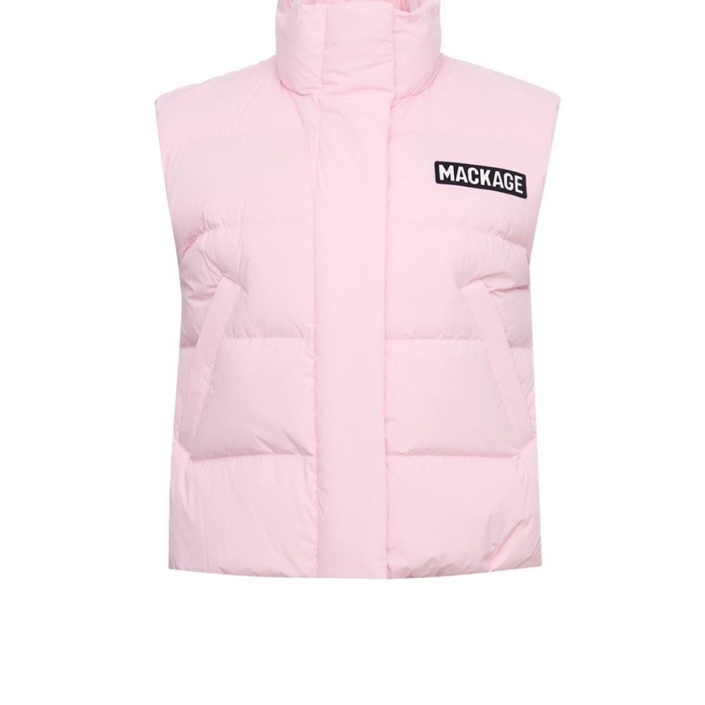 Mackage Light Pink Quilted Vest